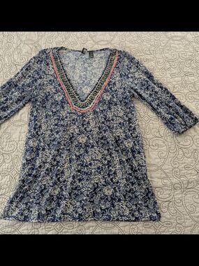 BKE Beaded Tunic